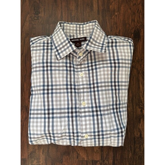 NWOT Men’s Michael Kors button down shirt size XL - Picture 1 of 6